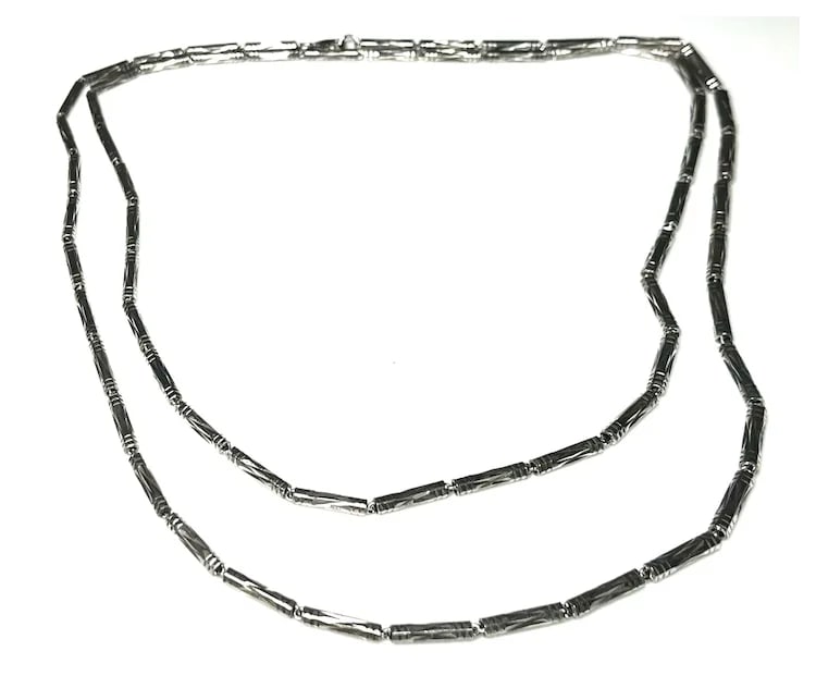 Estate Sterling Silver Ornate Necklace - 3