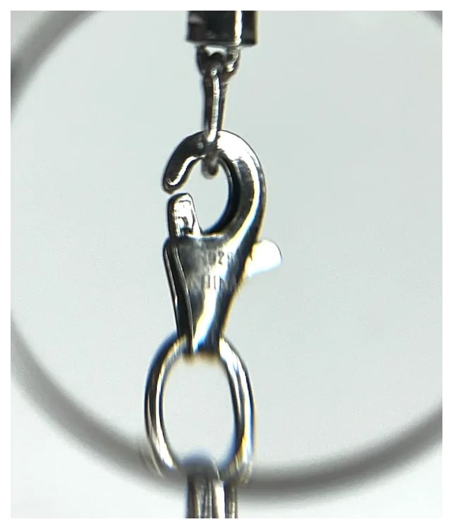 Estate Sterling Silver Ornate Necklace - 5