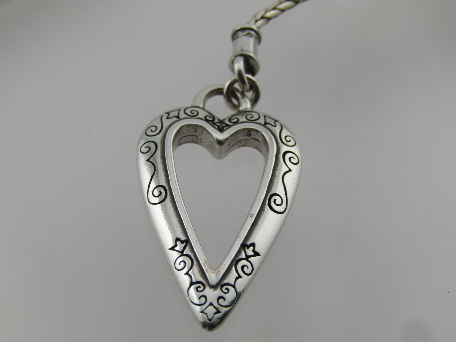 Brighton Double Heart Lariat Necklace, 18"-20", 1990's - 8