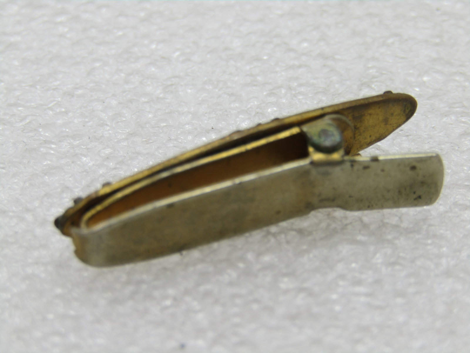 Edwardian Rose Gold Star Lingerie Clip Repousse, 1.5" - 4