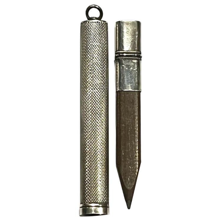 Edwardian Silver Carpenters Pencil Case/Pendant (1 of 9)