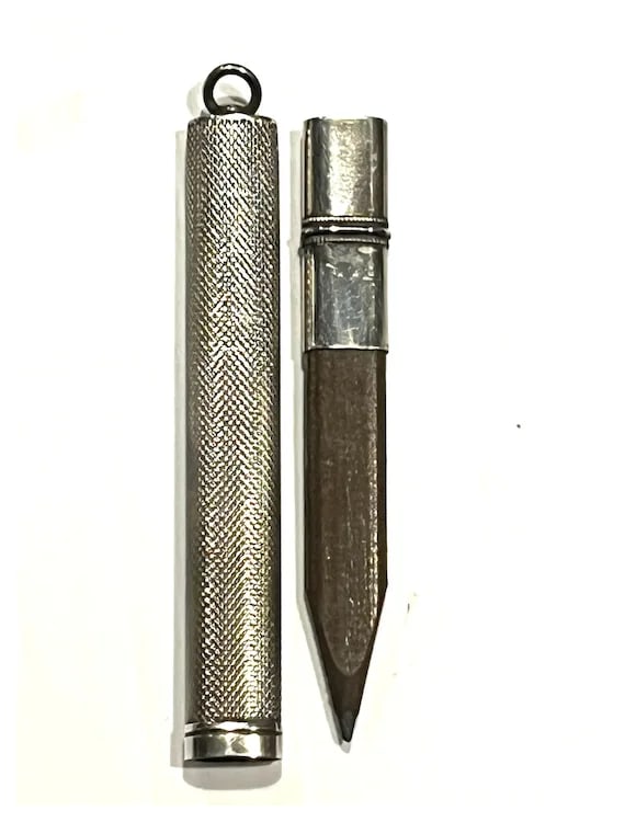 Edwardian Silver Carpenters Pencil Case/Pendant - 2