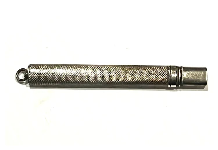 Edwardian Silver Carpenters Pencil Case/Pendant - 6