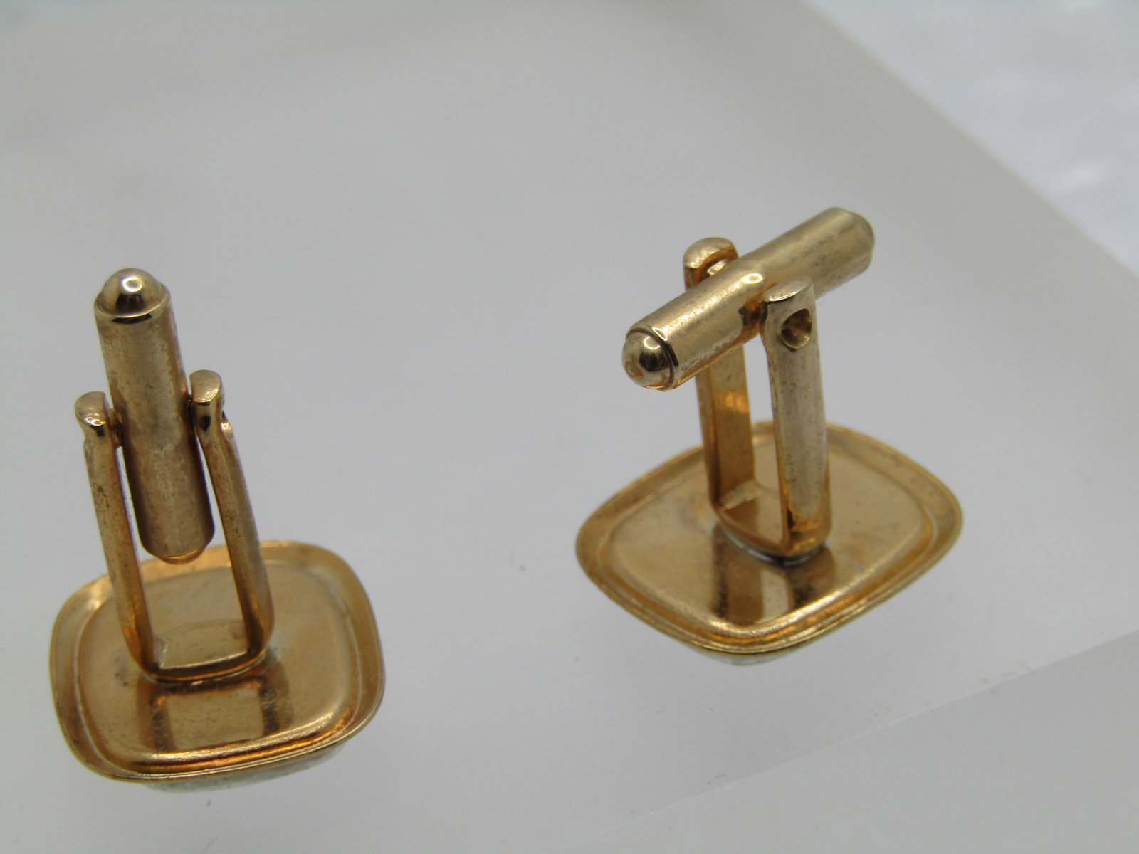 Vintage New York Souvenier Cufflinks, Blue/Gold Tone, 1950's-1960's - 5
