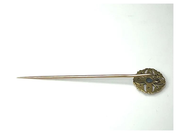 Edwardian 14K Gold Stickpin - 4