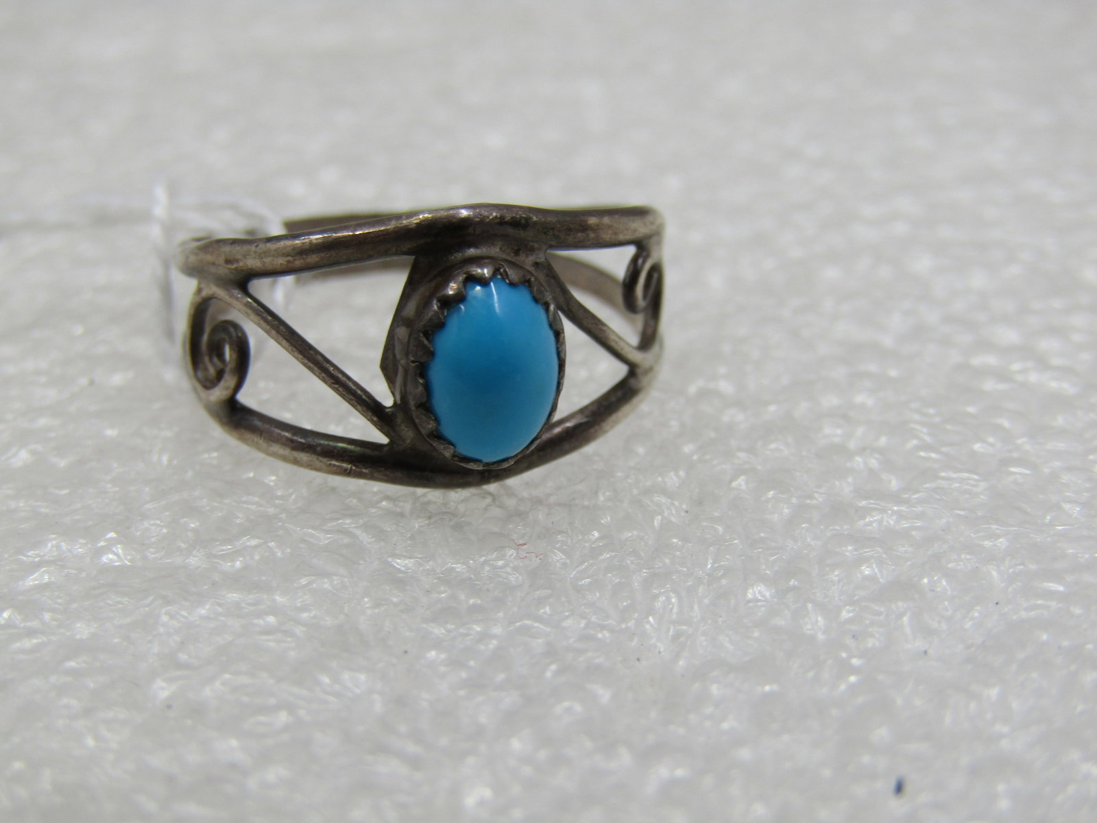 Vintage Sterling Southwestern Ring, Sz. 8.5, 7mm - 3