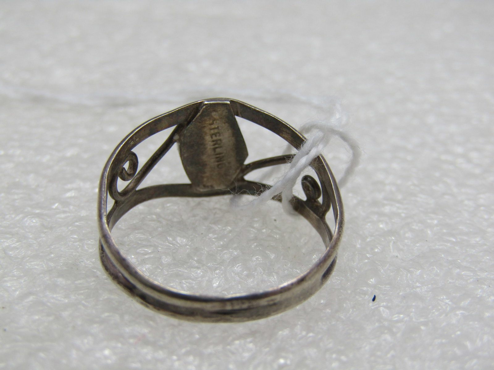 Vintage Sterling Southwestern Ring, Sz. 8.5, 7mm - 4