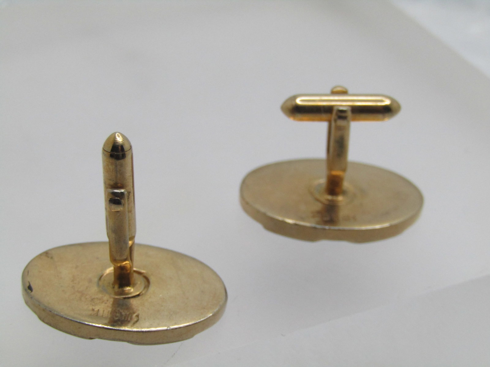 Vintage Knights and Rooks Harlequin Cufflinks Signed Swank, 1950's-1960's - 7