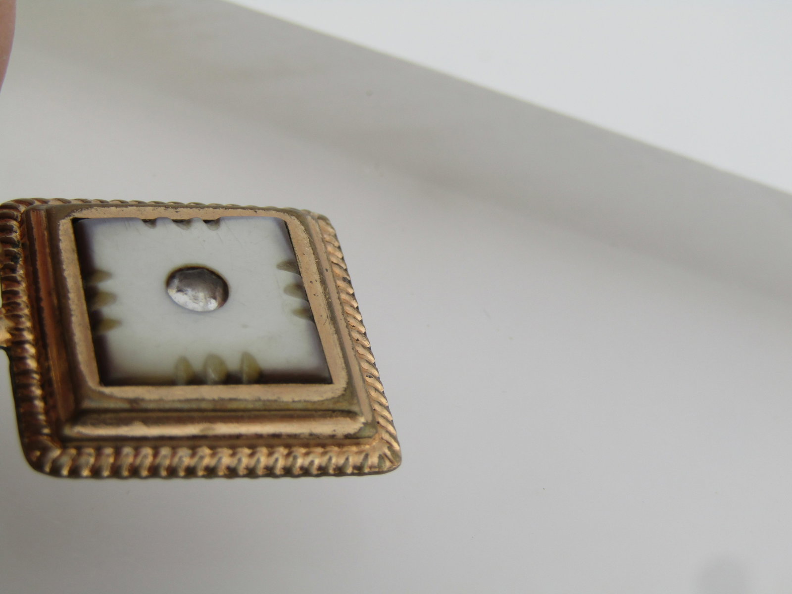Vintage Victorian Watch Fob Charm Bracelet, 14kt Bracelet - 14