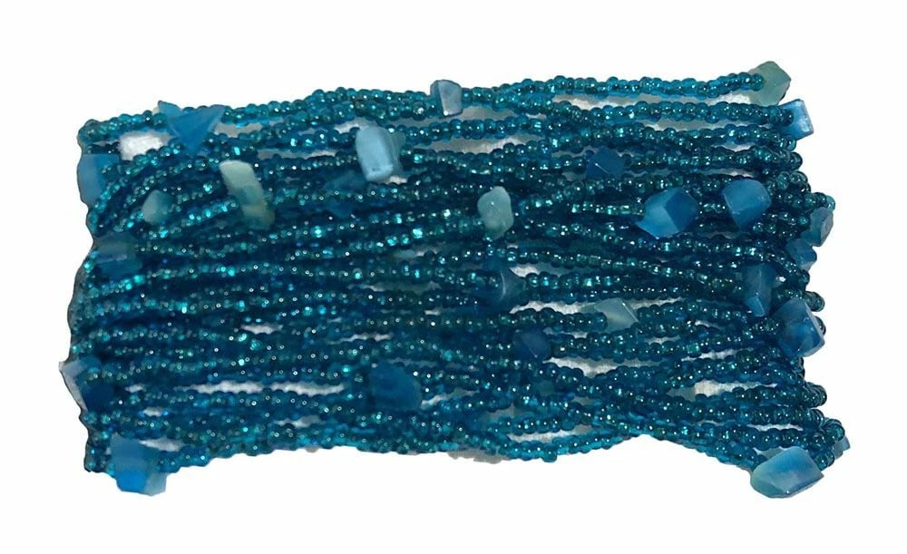 New Blue Glass Bracelet - 4
