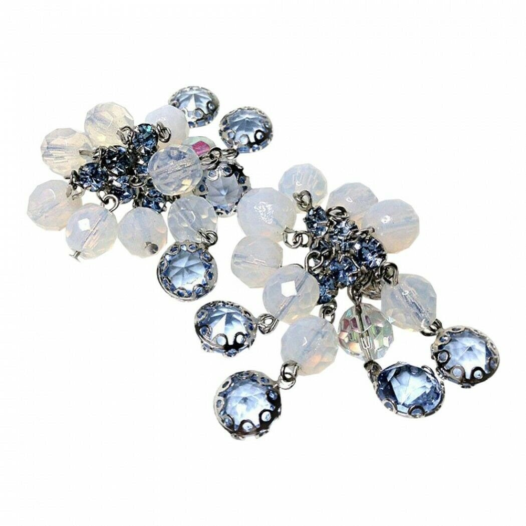 Carnegie Blue Cascading Earrings - 2