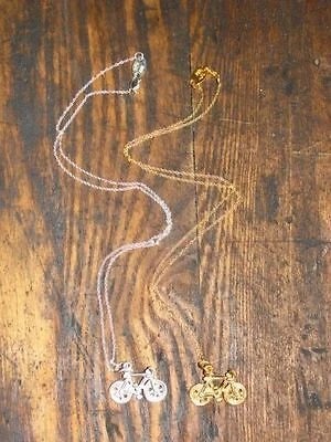 Sterling Silver Mountain Bike Charm Necklace Alberto Juan - 7
