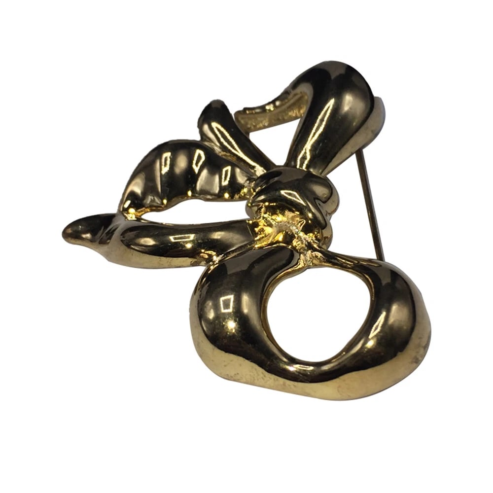 Givenchy Ribbon Bow Pin 18 kt Gold Plated - 3