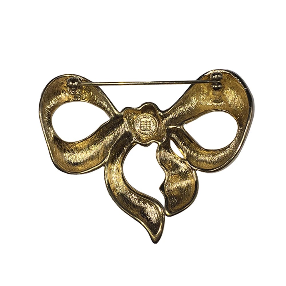 Givenchy Ribbon Bow Pin 18 kt Gold Plated - 4