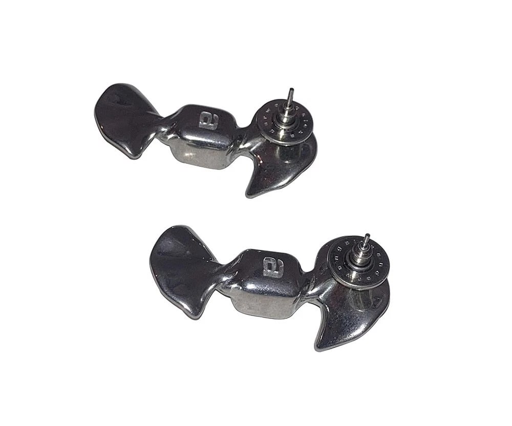 Alexander Wang Twisted Candy Wrapper Stainless Steel Earrings - 5