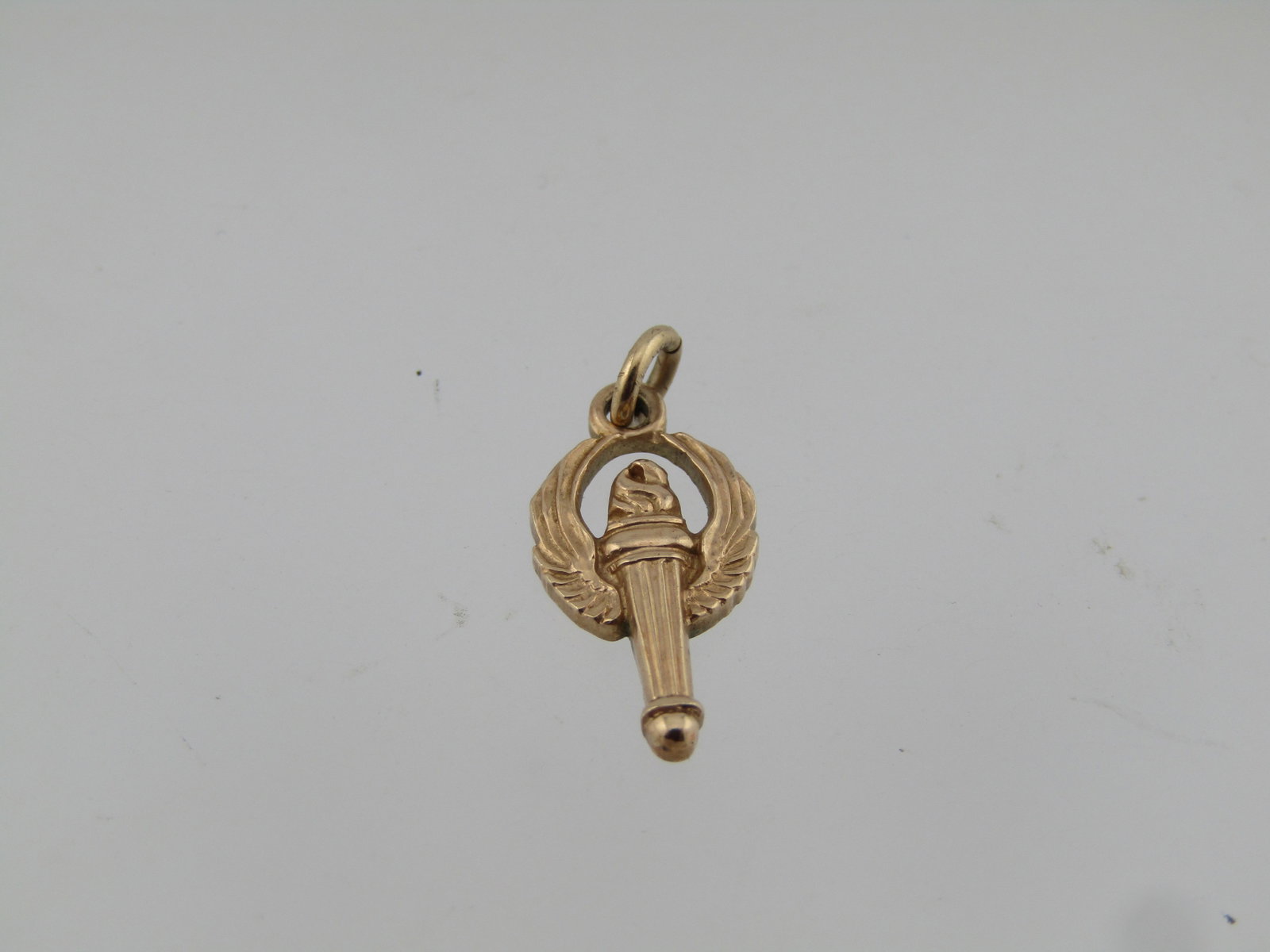 Vintage 10kt Sorority/Fraternity Torch Pendant/Charm, 1960's-1970's - 2