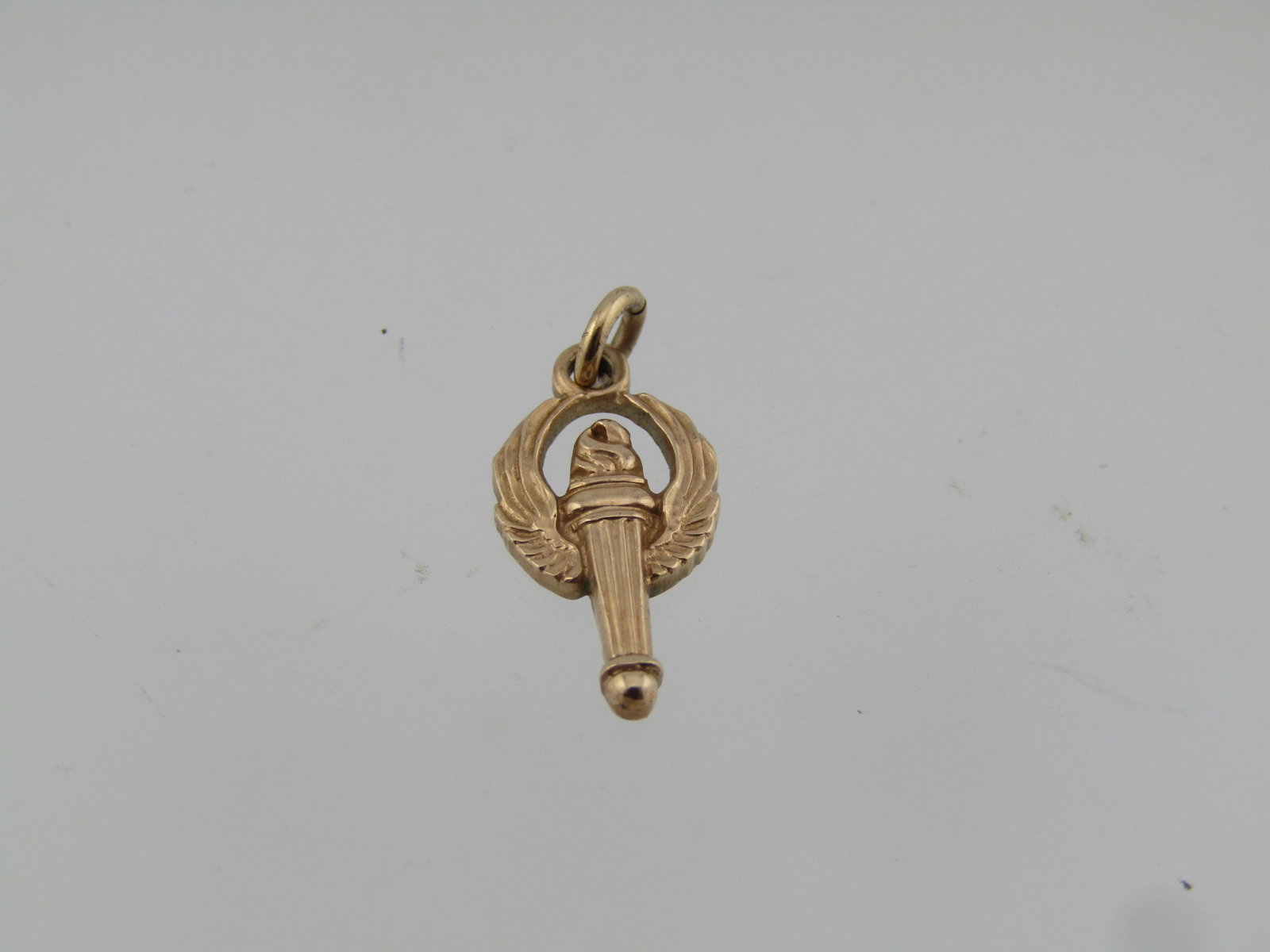 Vintage 10kt Sorority/Fraternity Torch Pendant/Charm, 1960's-1970's - 3