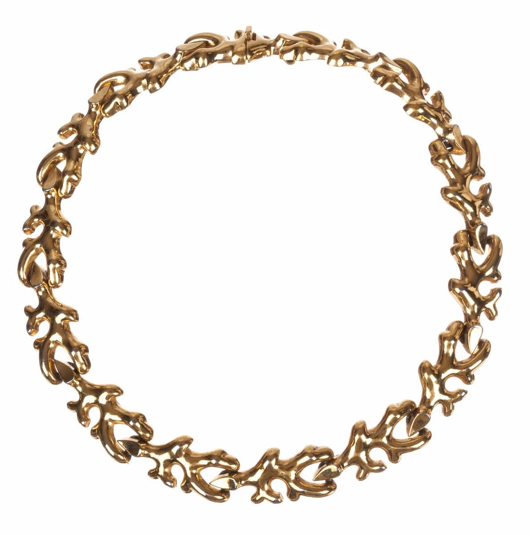 Ciner Goldtone Branch Coral Statement Necklace - 3