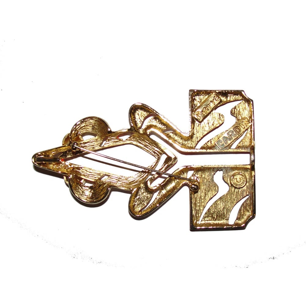 Pierre Cardin Enamel Runway Frog Pin - 3