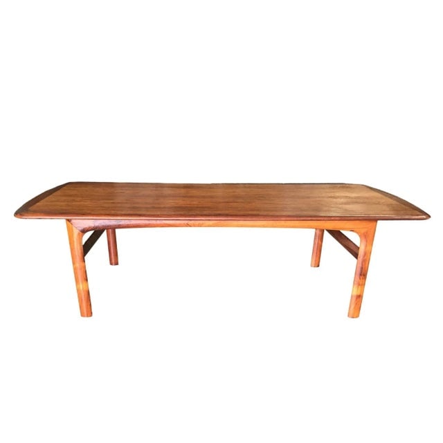 1960s Swedish Mid Century Rosewood Coffee Table by Folke Ohlsson - 2