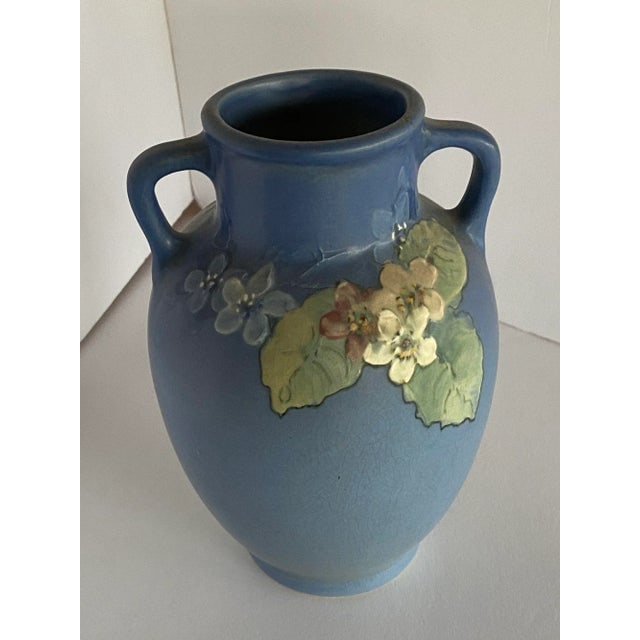 Antique Arts & Crafts Hand-Painted Art Pottery Vase by Weller Pottery - 2