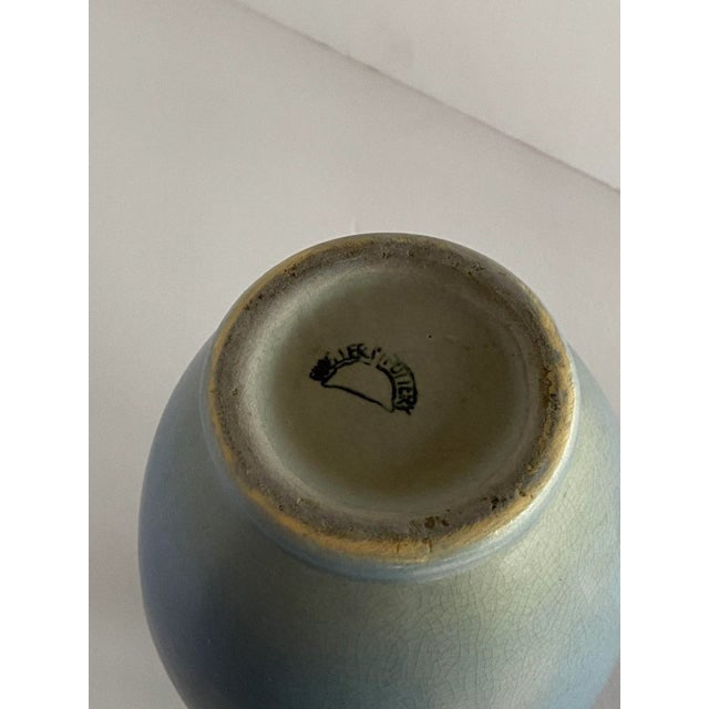 Antique Arts & Crafts Hand-Painted Art Pottery Vase by Weller Pottery - 8