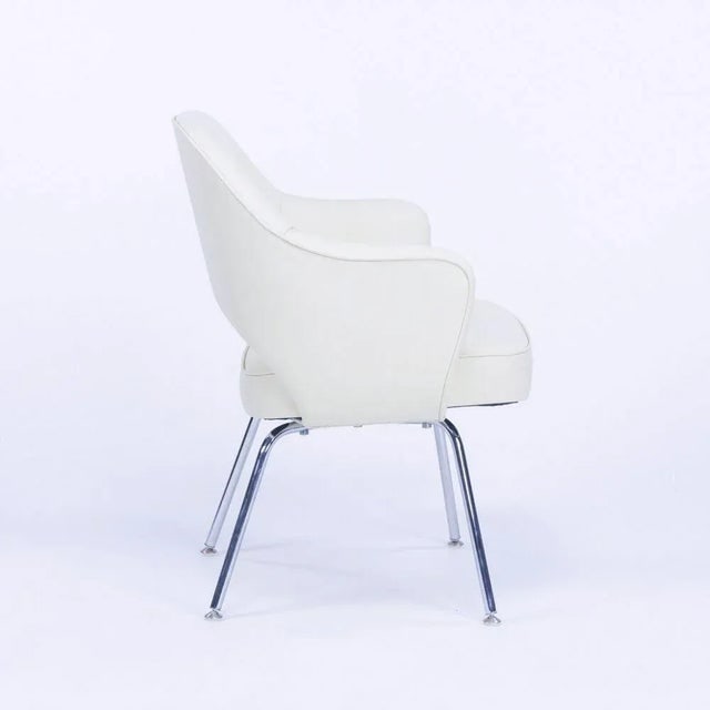 Eero Saarinen Knoll Executive Dining Chair/Armchairs With Tubular Legs, Set of Four - 6