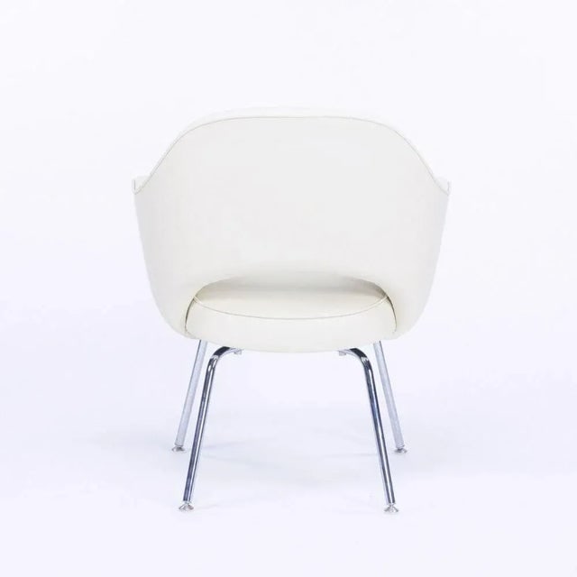 Eero Saarinen Knoll Executive Dining Chair/Armchairs With Tubular Legs, Set of Four - 7