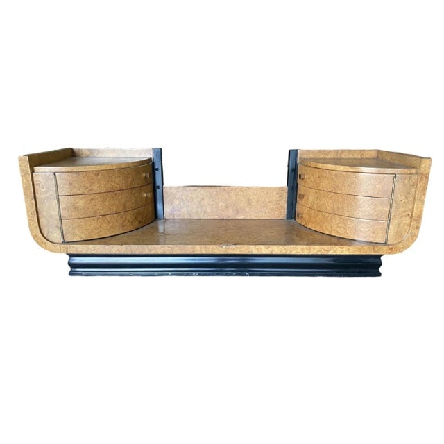 1930s Streamline Art Deco Dresser & Vanity Bedroom Set by Donald Deskey for Widdicombe - Set of 3 - 11