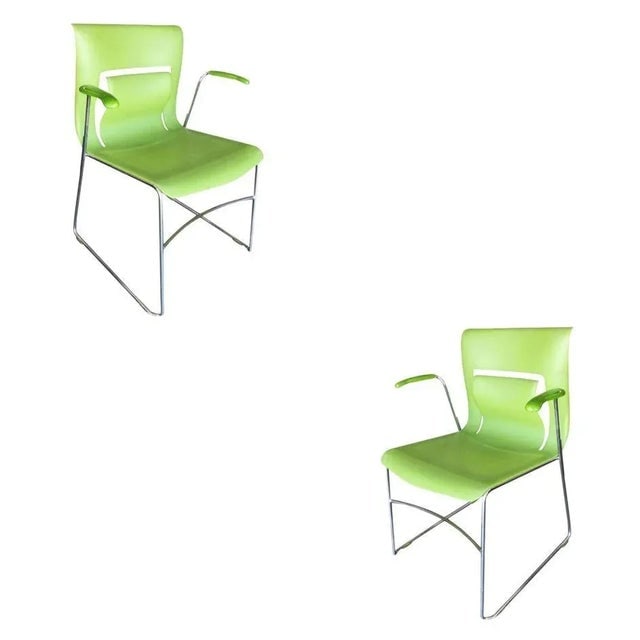 Green Stylex "Rhythm" Armchair by Sava Cvek, Pair - 7