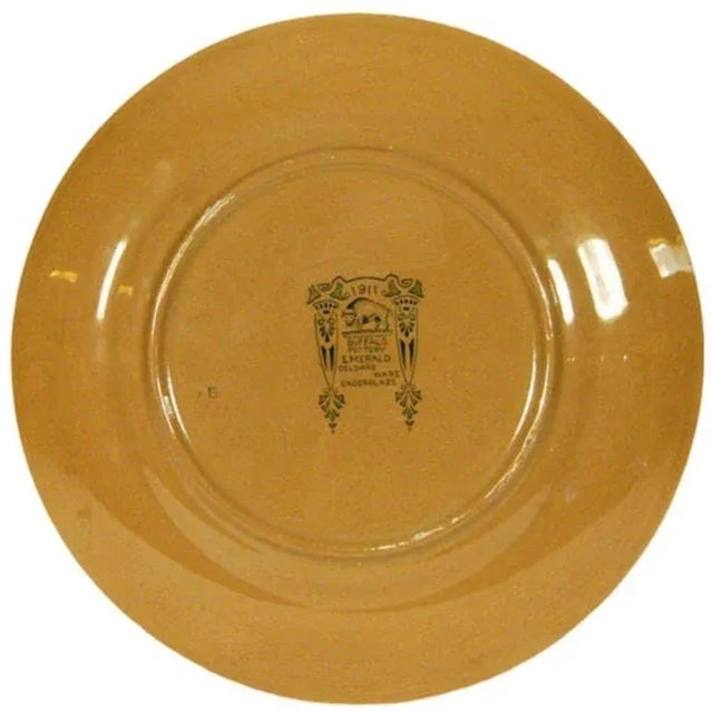 Early 20th Century Buffalo Pottery Deldare "Misfortune at Tulip Hall" Plate - 4