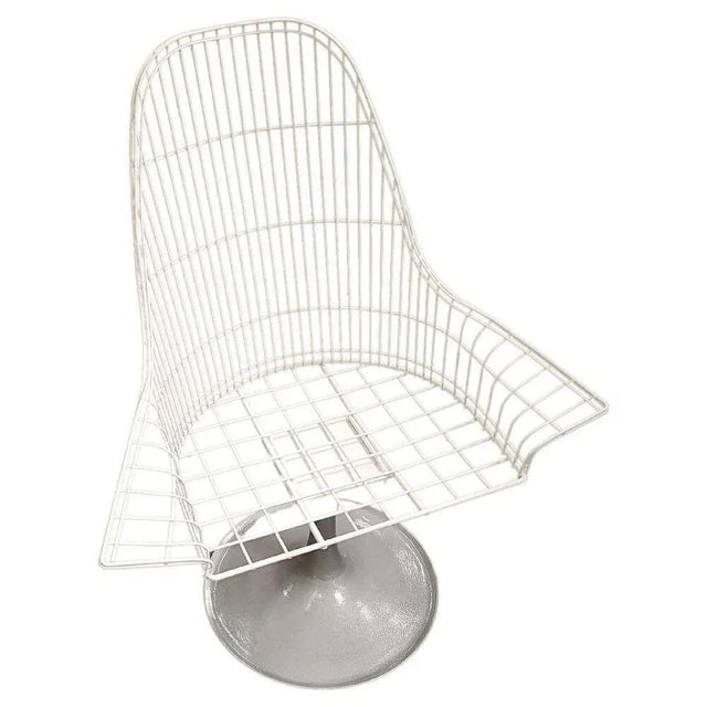 Vintage Mid-Century Bertoia Style Wire Diamond Lounge by Thinline, Set of 4 - 2