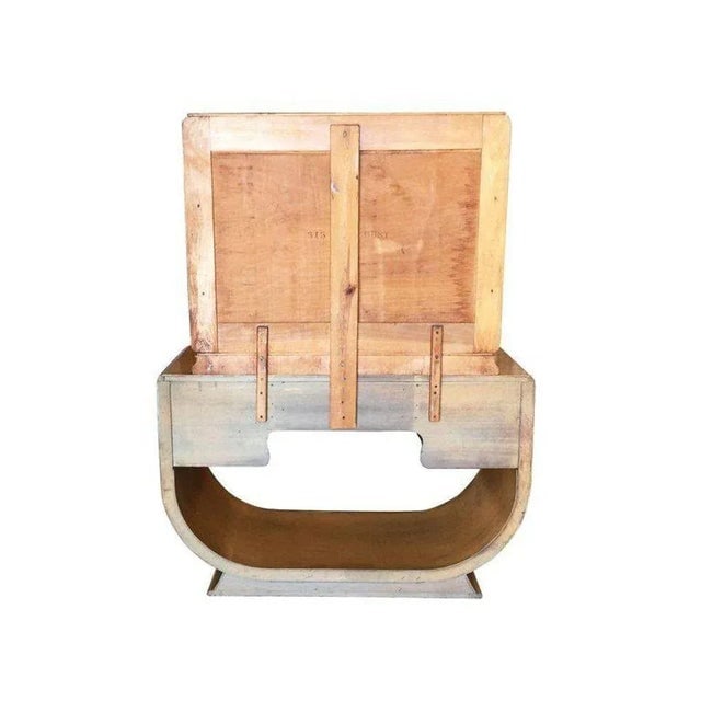 1930s French Art Deco Birds Eye Maple Vanity - 2