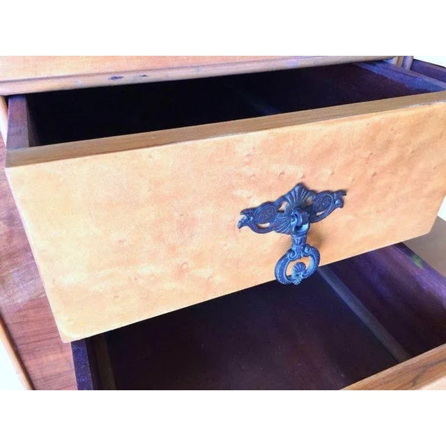 1930s French Art Deco Birds Eye Maple Vanity - 9