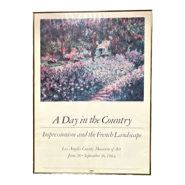 1984 ,aua Day in the Country,au Impressionism Lacma Exhibition Poster W Claude Monet (1 of 7)