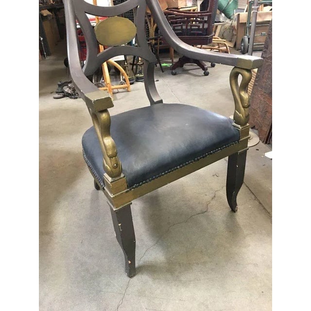1934 Cleopatra Prop Egyptian Throne Chair Used by Claudette Colbert - 5