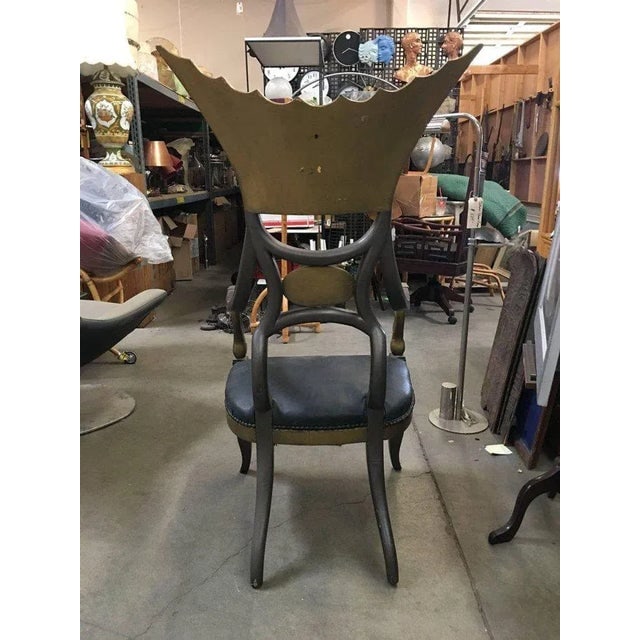 1934 Cleopatra Prop Egyptian Throne Chair Used by Claudette Colbert - 9