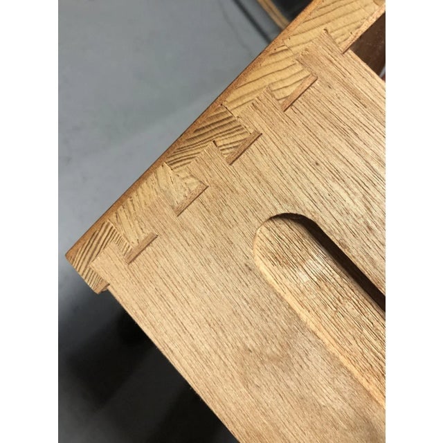 1950s Restored Danish Mid Century Modern Teak Wood Desk With Adjustable Base and Drop Leaf - 2