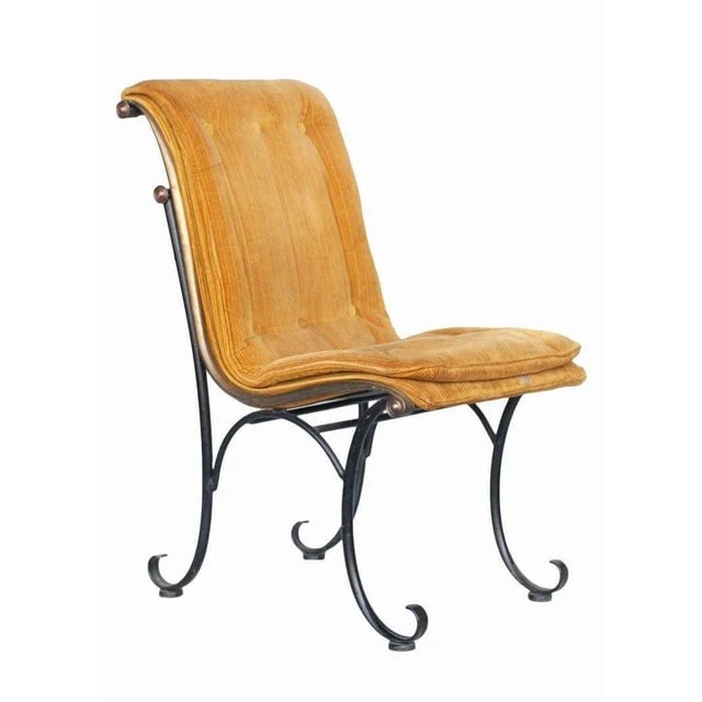 Mid-Century Campeche Chair W/ Bronze Accents by Russel Woodard, Set of 4 - 2