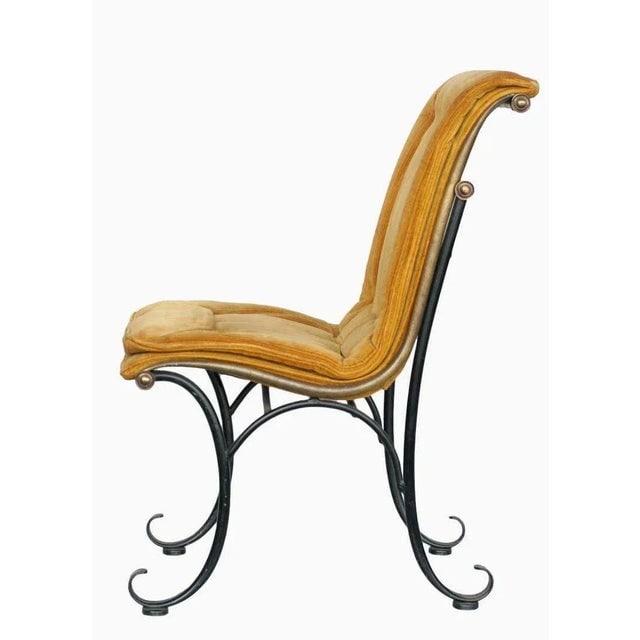 Mid-Century Campeche Chair W/ Bronze Accents by Russel Woodard, Set of 4 - 5