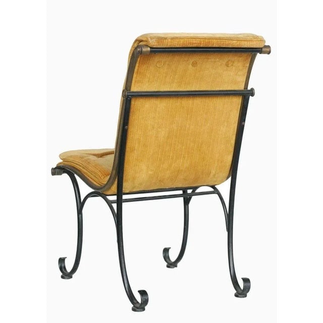 Mid-Century Campeche Chair W/ Bronze Accents by Russel Woodard, Set of 4 - 6