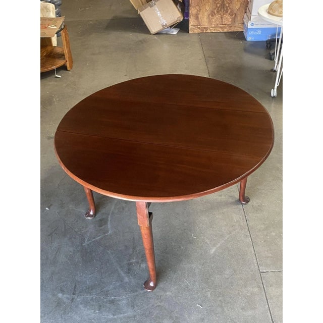 Late Victorian French Drop-Leaf Oak Dining Table - 10