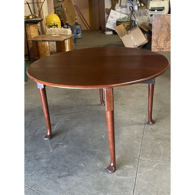 Late Victorian French Drop-Leaf Oak Dining Table - 4