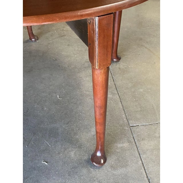 Late Victorian French Drop-Leaf Oak Dining Table - 6
