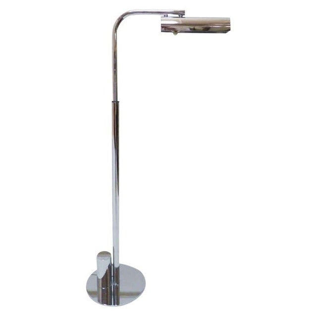 1960s Charles Hollis Jones Chrome Ball Line Reading Lamp - 2