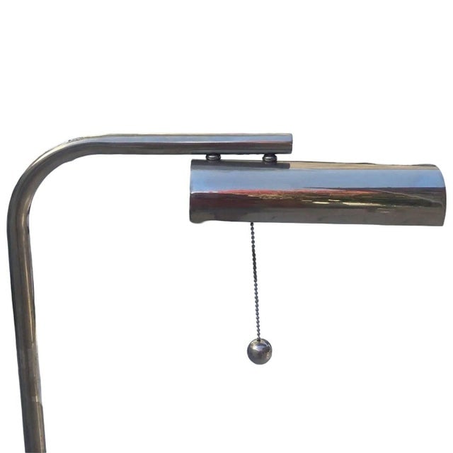 1960s Charles Hollis Jones Chrome Ball Line Reading Lamp - 4