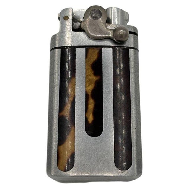 1940s Rare Wwii Vulcano "D??marreur" Kickstarter Machined Aluminum Lighter, Africa - 4