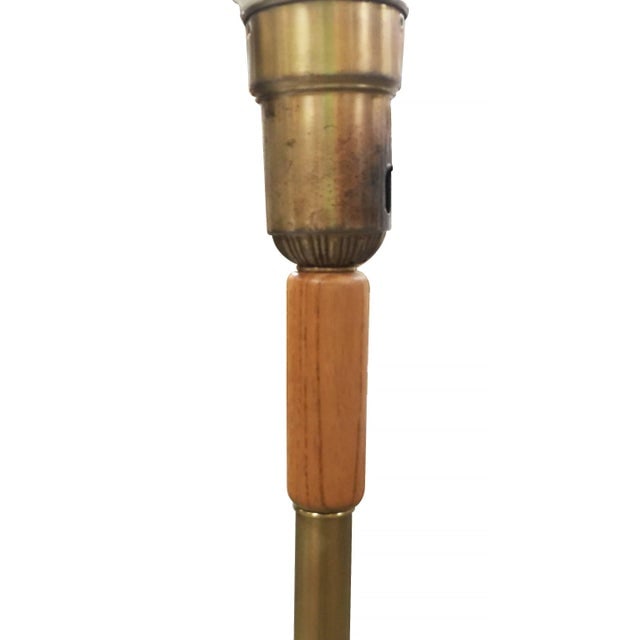 Heifetz Style Hand-Carved Torchiere Floor Lamp - 4