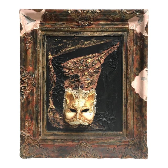 Celebrating the Spirit of Jordan Mixed Media Wall Sculpture by Pasqual Bettio of La: Title: "Celebrating the Spirit of Jordan" Mixed Media Wall Sculpture by Pasqual Bettio of La Description: "Celebrating the Spirit of Jordan" mixed media artwork by artist Pasqual Bettio of L.A. This p