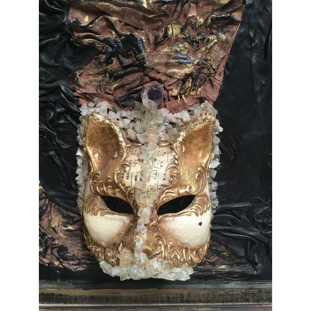Celebrating the Spirit of Jordan Mixed Media Wall Sculpture by Pasqual Bettio of La - 3